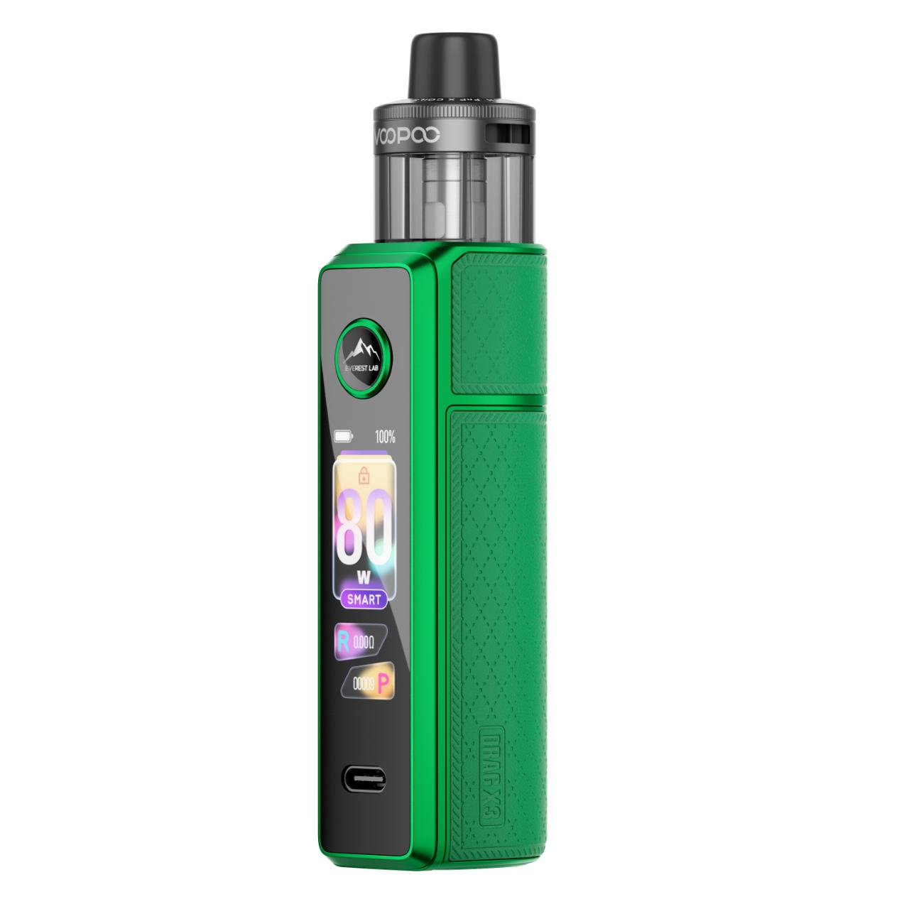 VooPoo Drag X3 Kit Moss Green VooPoo Drag X3 Kit Moss Green