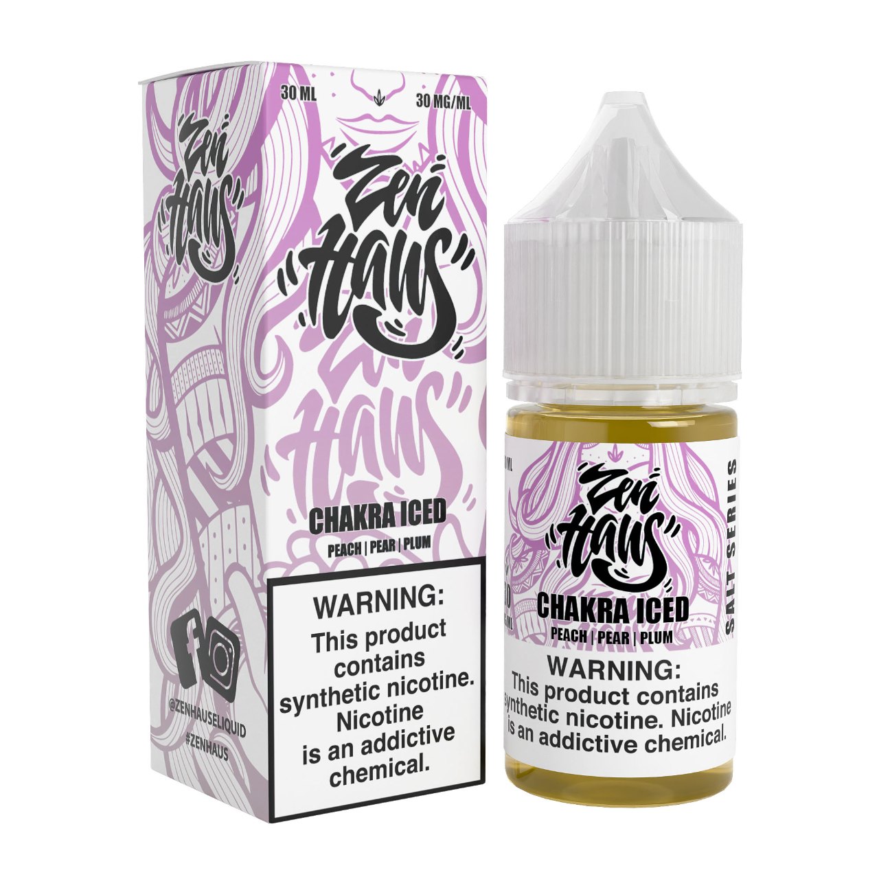 Zen Haus Chakra Iced Salt 30ml E-Juice Zen Haus Chakra Iced Salt 30ml E-Juice