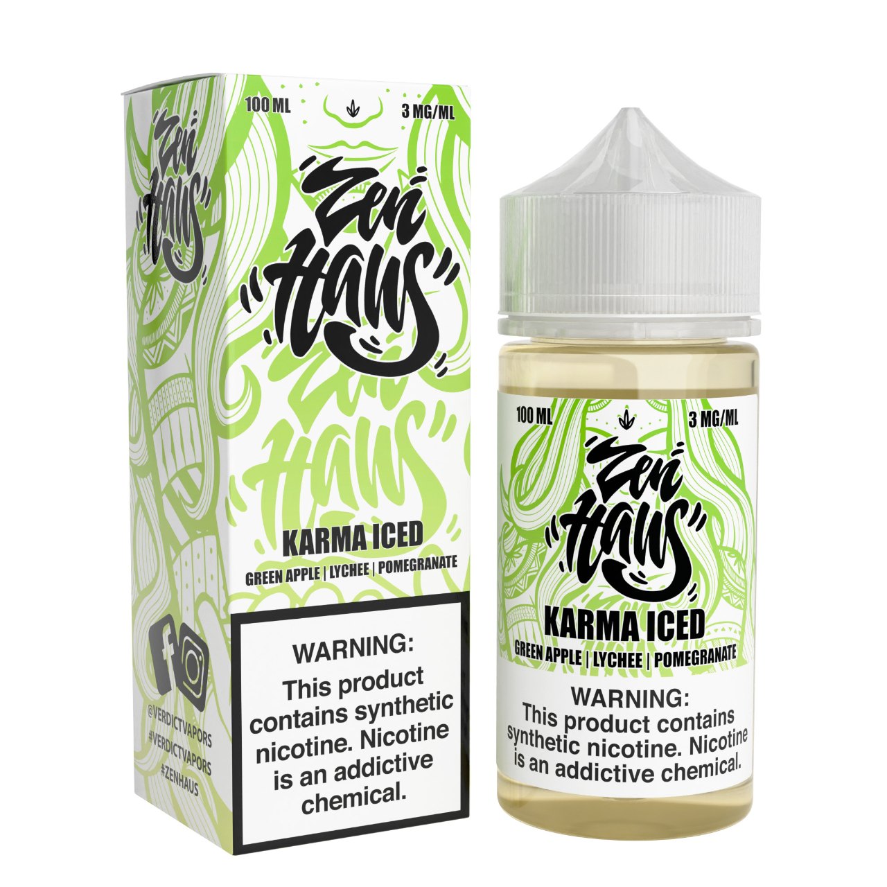 Zen Haus Karma ICED 100ml E-Juice Zen Haus Karma ICED 100ml E-Juice