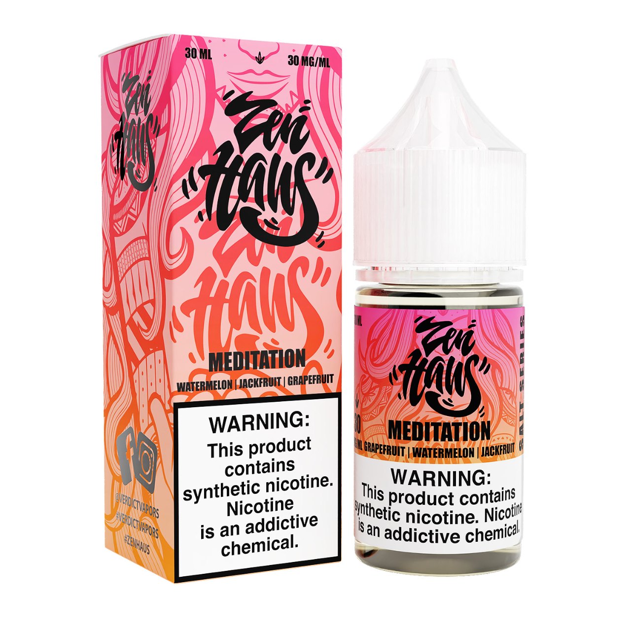 Zen Haus Meditation Salt 30ml E-Juice Zen Haus Meditation Salt 30ml E-Juice