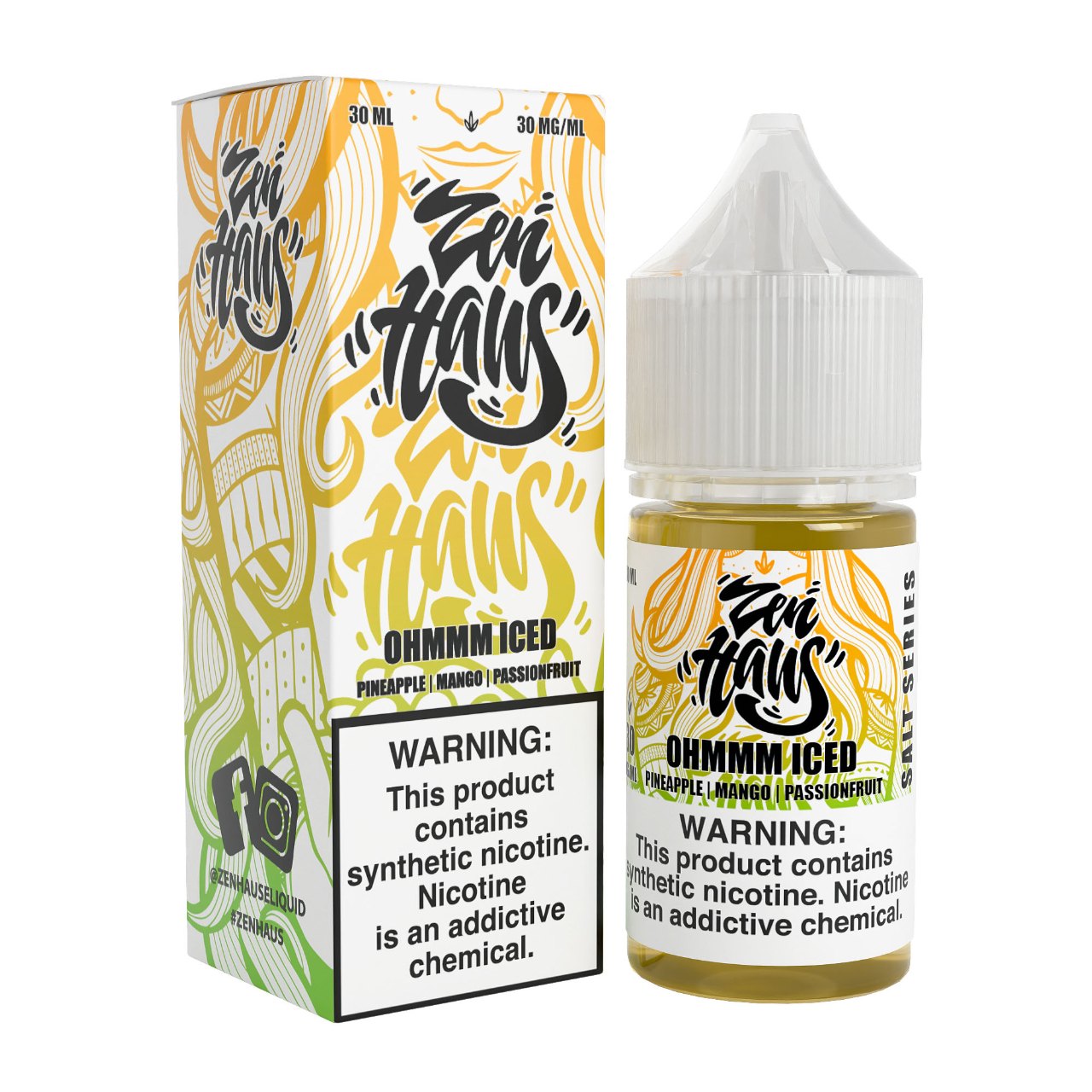 Zen Haus Ohmmm Iced Salt 30ml E-Juice Zen Haus Ohmmm Iced Salt 30ml E-Juice