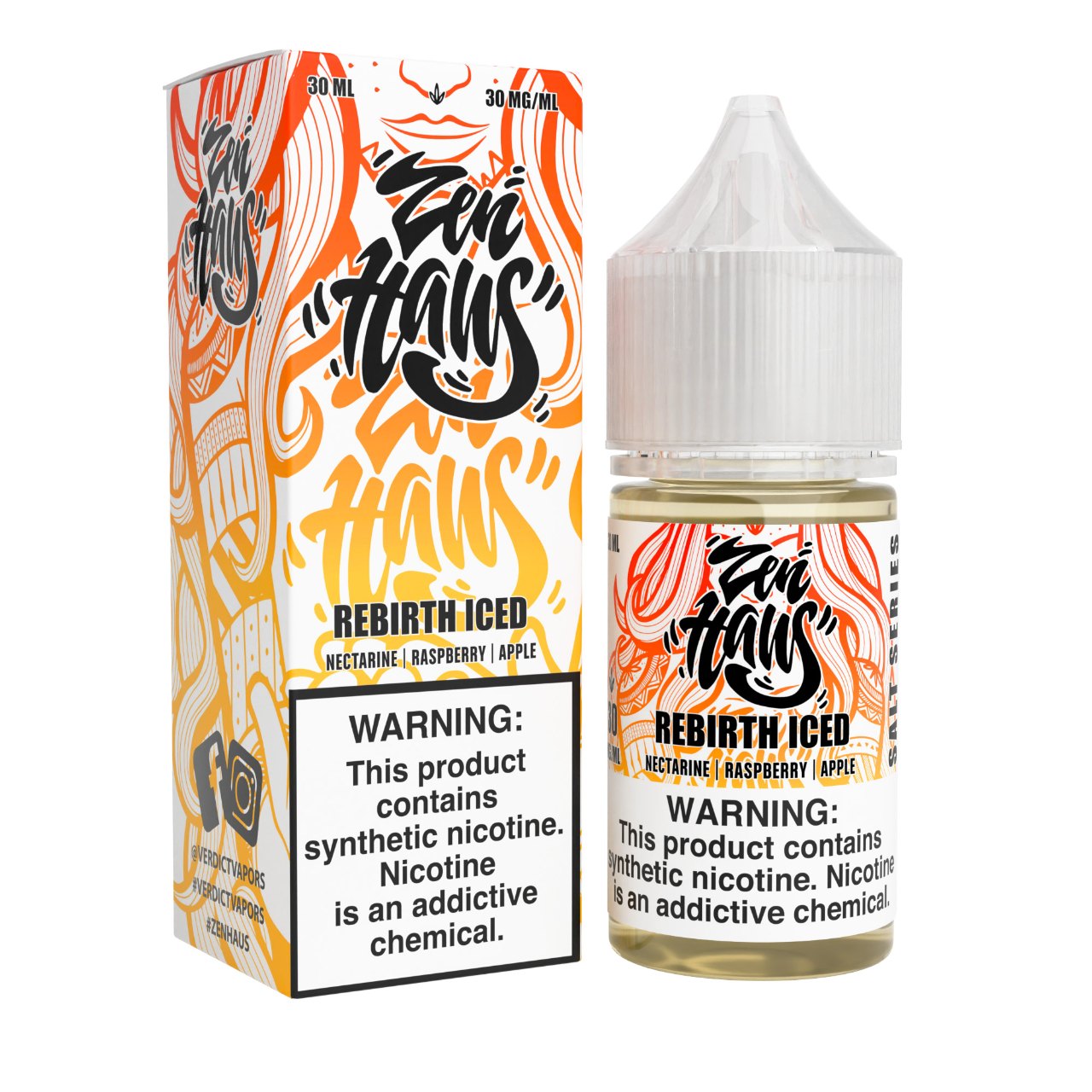 Zen Haus Rebirth ICED Salt 30ml E-Juice Zen Haus Rebirth ICED Salt 30ml E-Juice