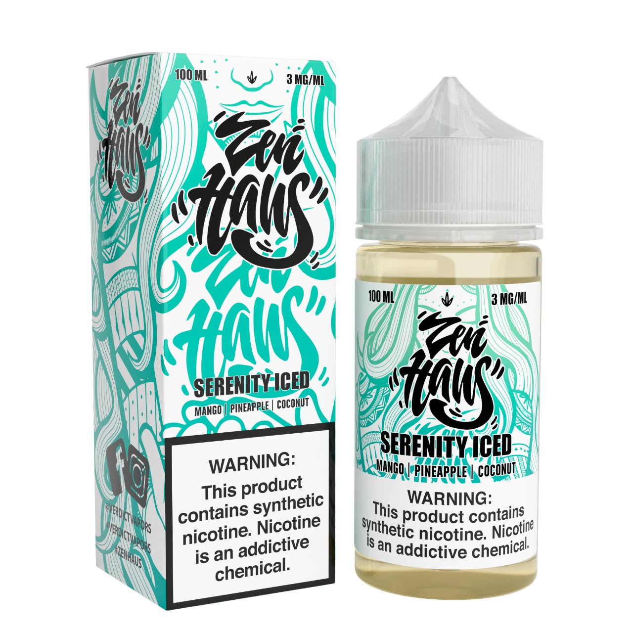 Zen Haus Serenity ICED 100ml E-Juice Zen Haus Serenity ICED 100ml E-Juice
