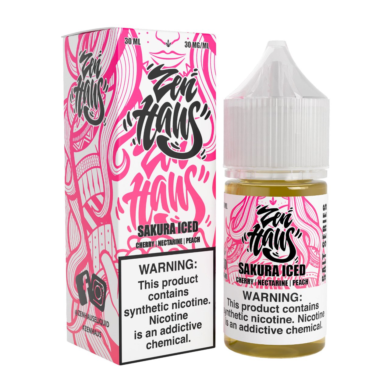 ZenHaus Sakura Iced Salt 30ml E-Juice ZenHaus Sakura Iced Salt 30ml E-Juice