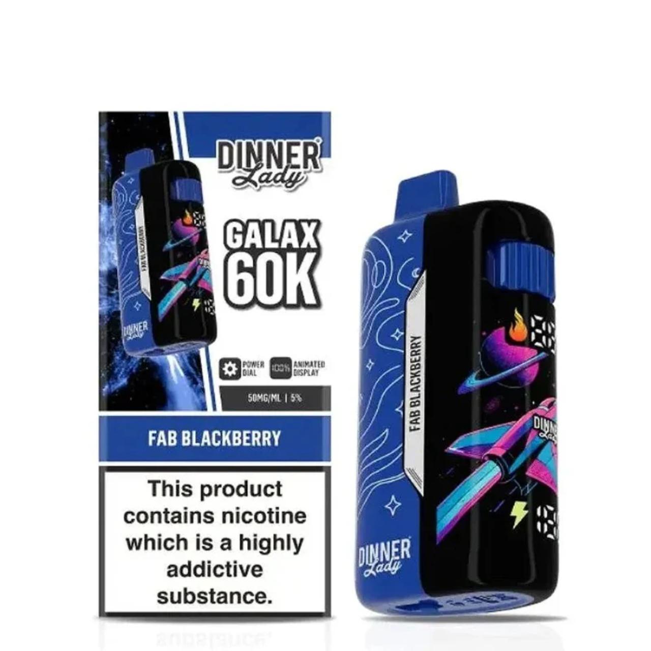 Dinner Lady Galax 60K Puff Disposable-Fab Blackberry