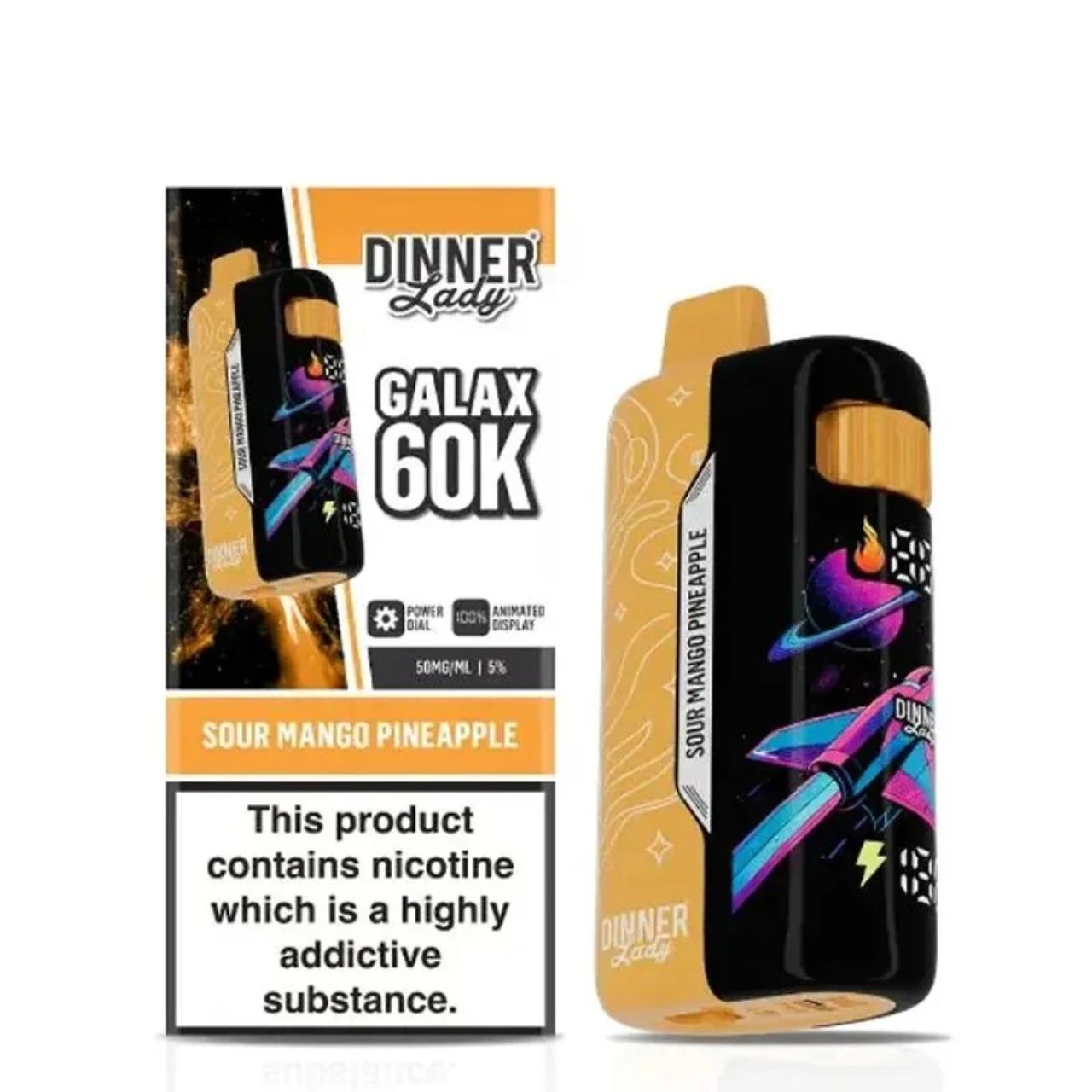 Dinner Lady Galax 60K Puff Disposable-Sour Mango Pineapple