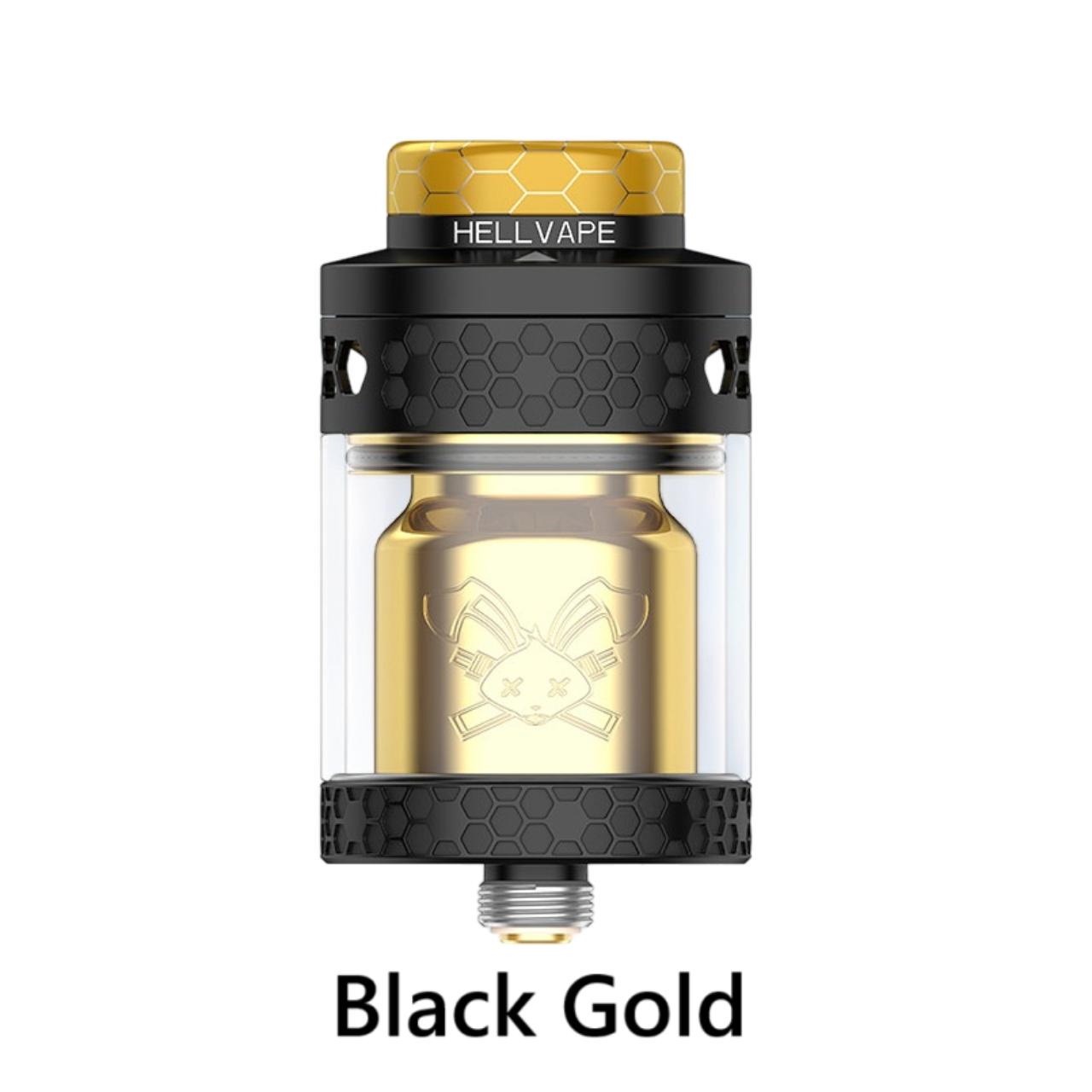 HellVape Dead Rabbit 4 RTA-Black Gold HellVape Dead Rabbit 4 RTA-Black Gold