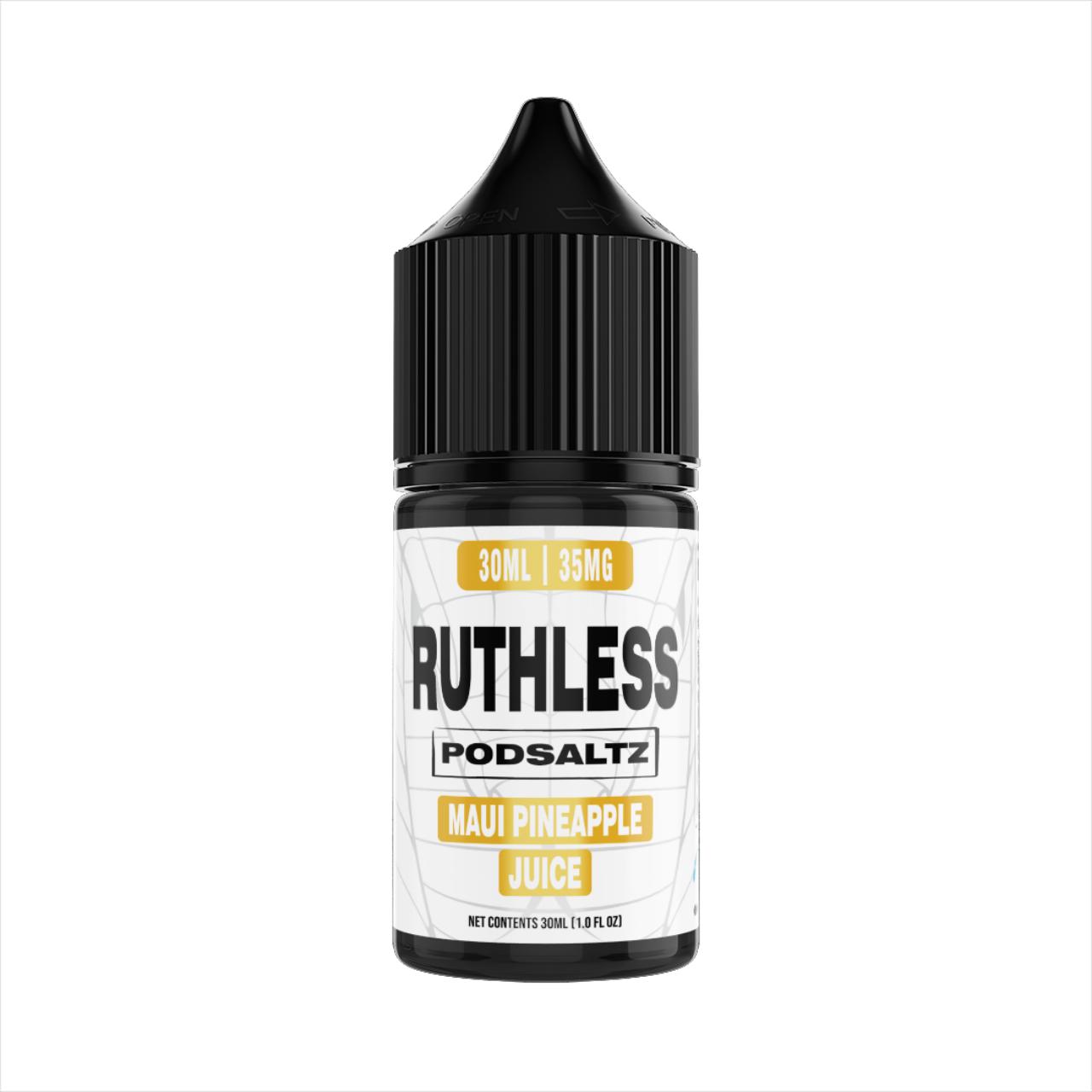 Ruthless Essentials Maui Pineapple Juice On Ice Salt 30ml E-Juice