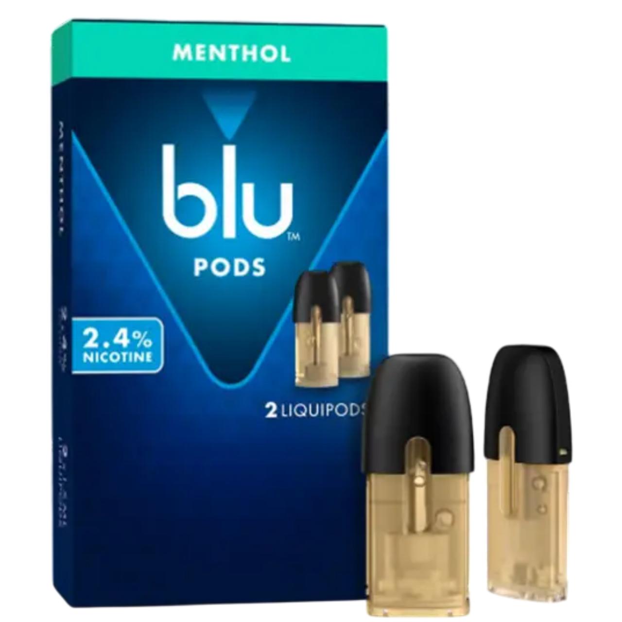 Blu 2.4% Replacement Pod Cartridge - 2PK Menthol