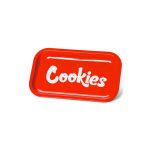 Cookies Metal Rolling Tray Medium Red