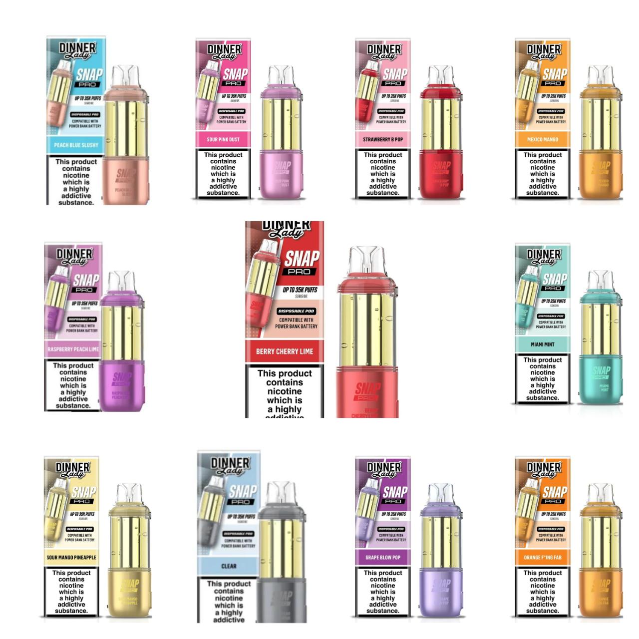 Dinner Lady Snap Pro 35K Replacement Pod Cartridge - 1PK Dinner Lady Snap Pro 35K Replacement Pod Cartridge - 1PK