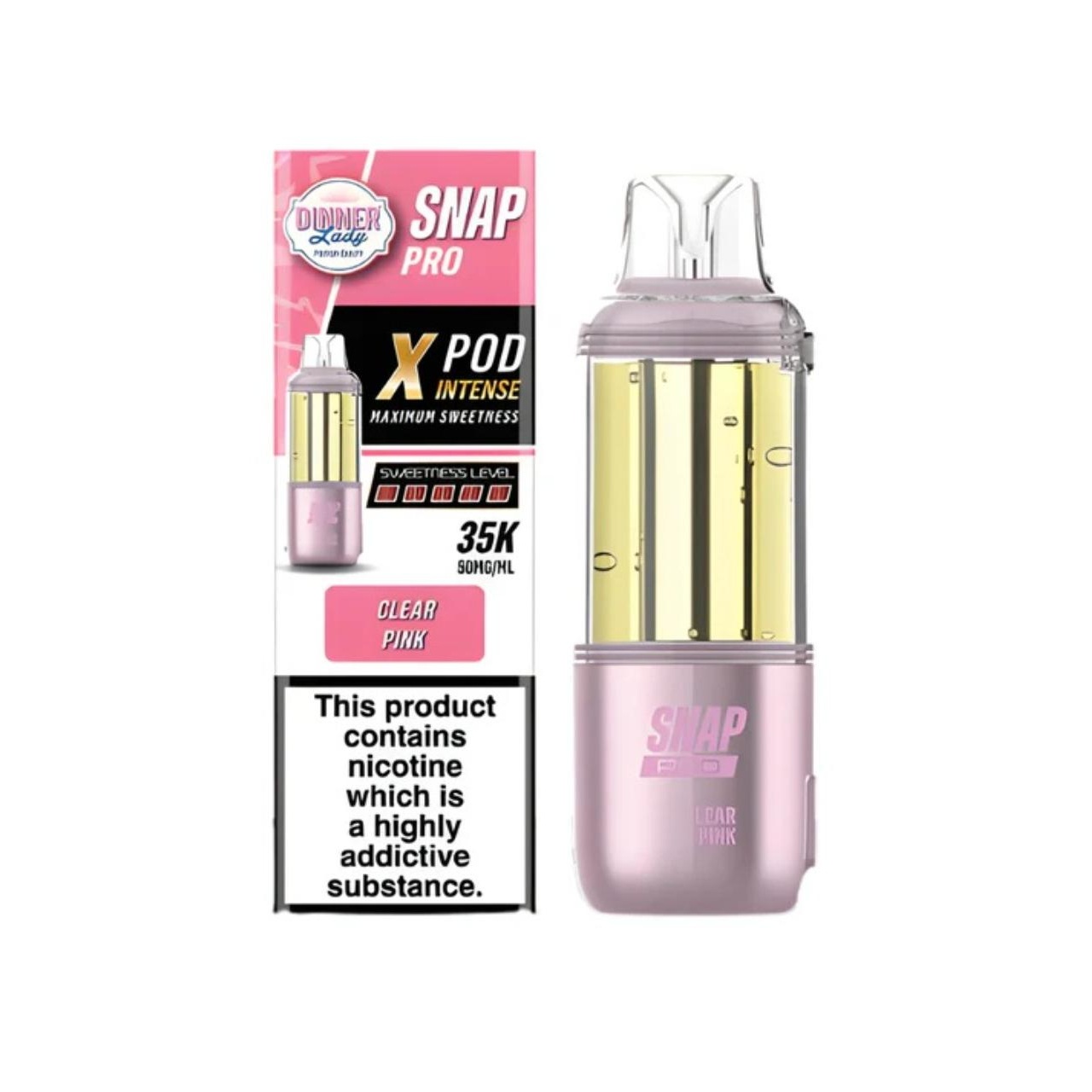 Dinner Lady Snap Pro Intense 35K Replacement Pod Cartridge - 1PK