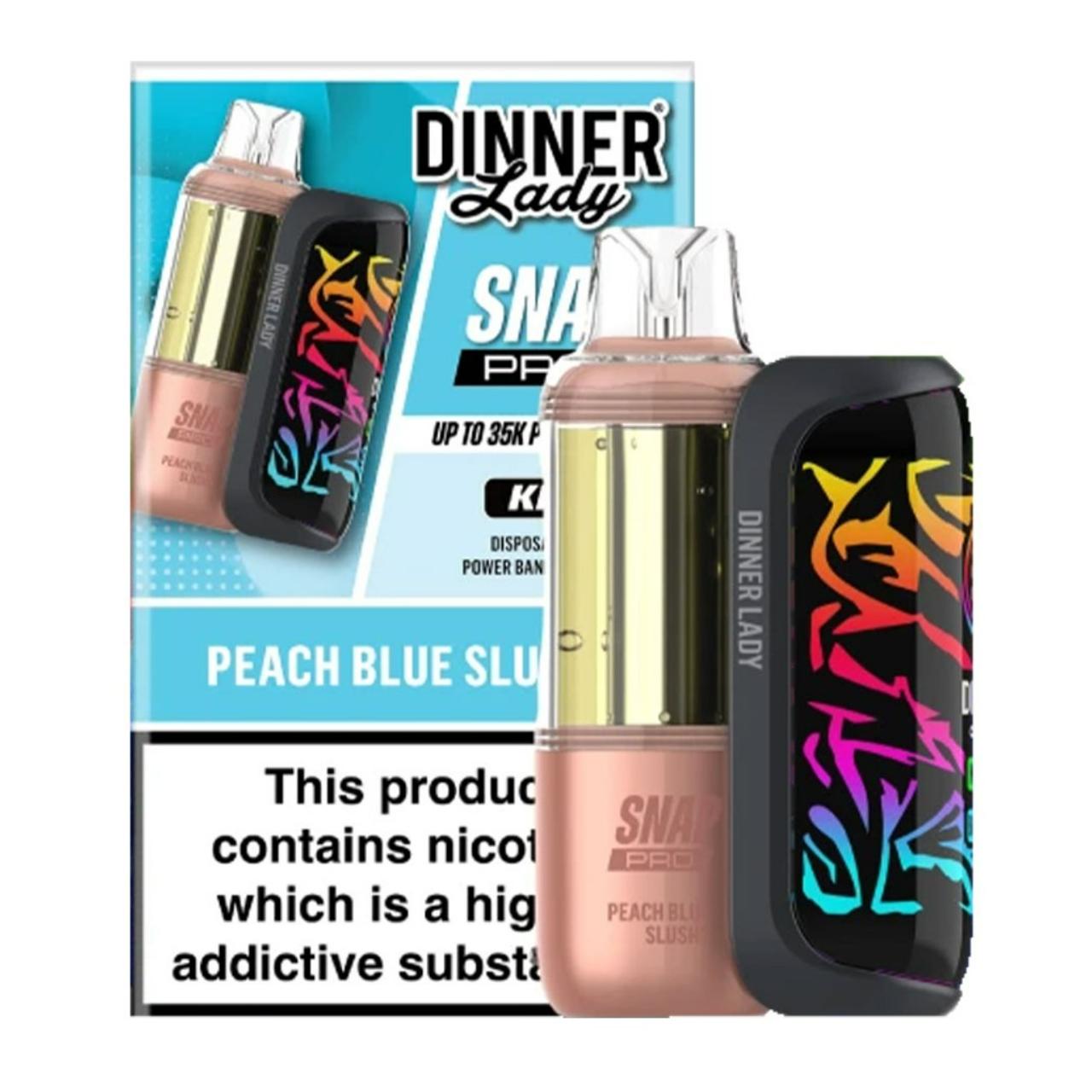Dinner Lady Snap Pro Kit 35K Puff Disposable Peach Blue Slushy Dinner Lady Snap Pro Kit 35K Puff Disposable Peach Blue Slushy