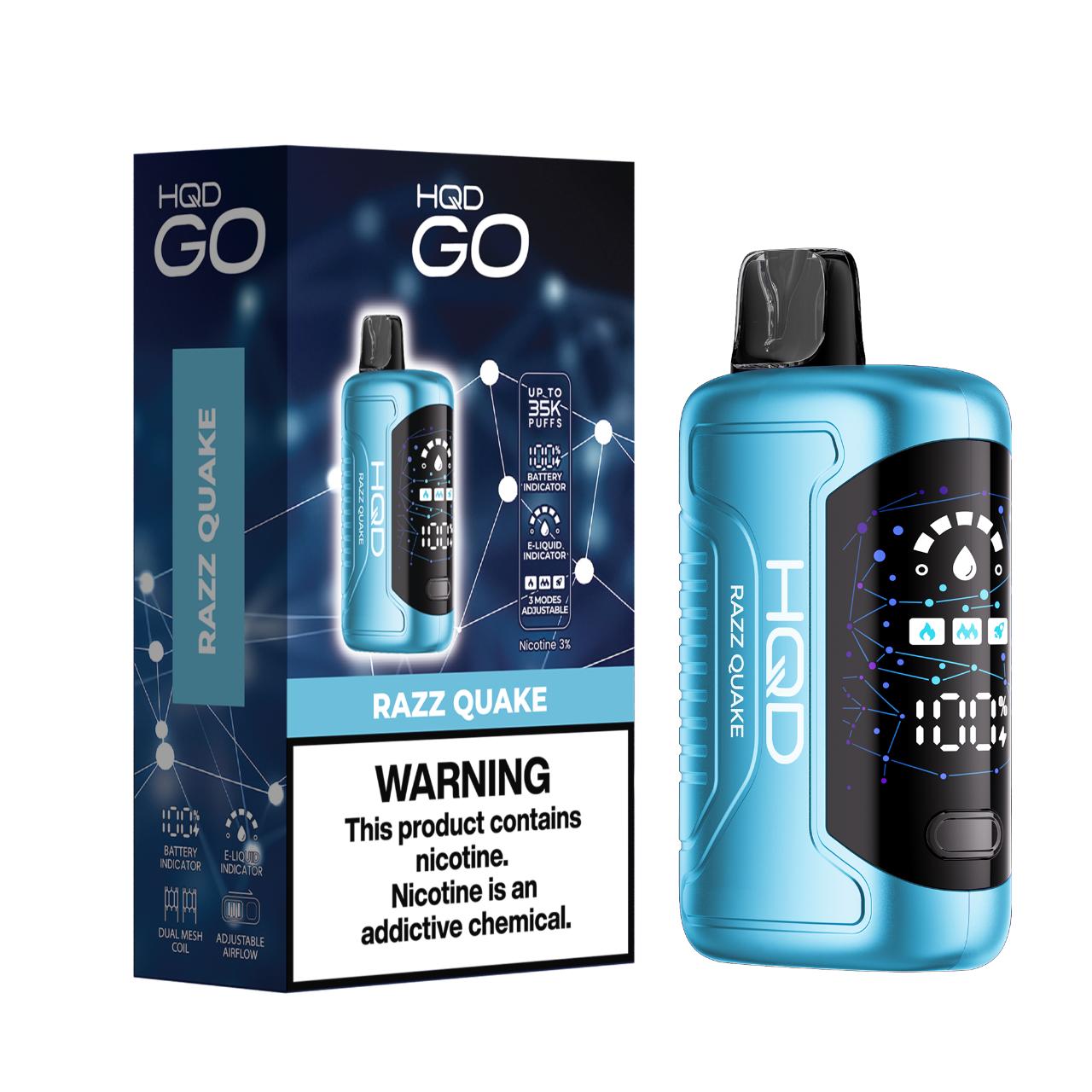 HQD GO 35K Puff Disposable Razz Quake