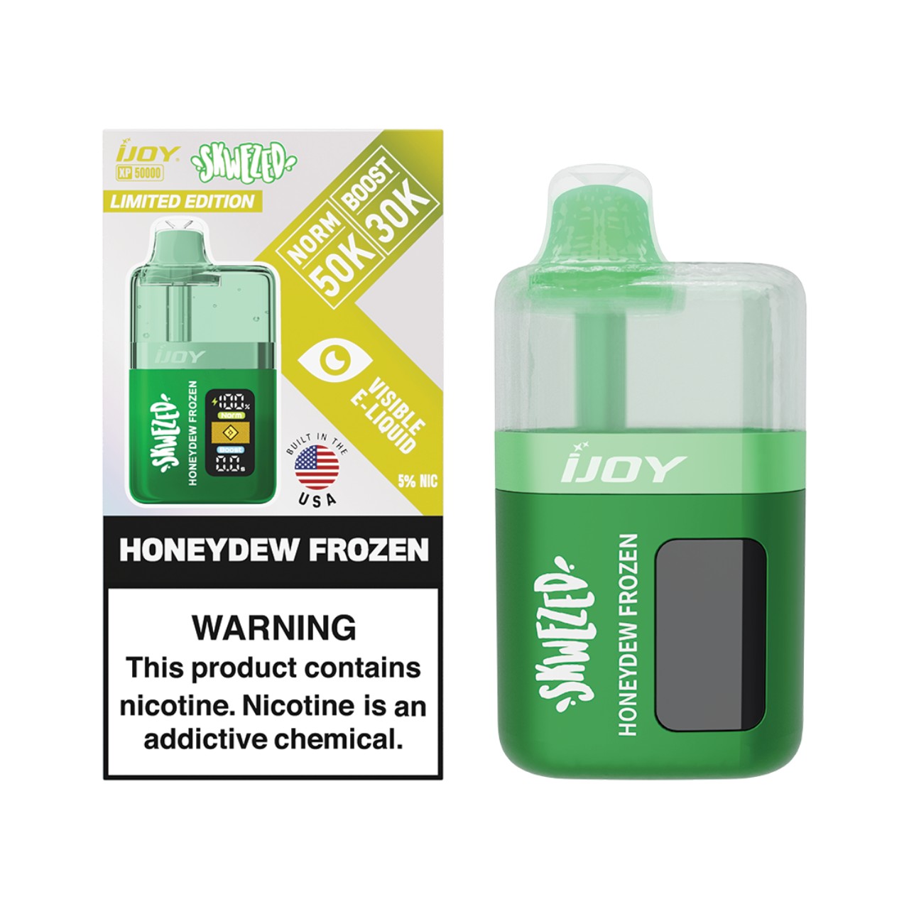 IJoy XP50000 Skwezed Limited Edition 50K Puff Disposable Honeydew Frozen