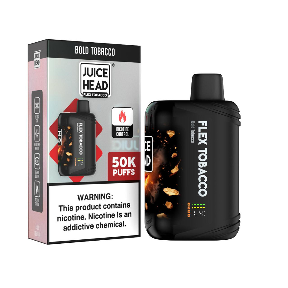 Juice Head Flex 50K Puff Disposable-Bold Tobacco Juice Head Flex 50K Puff Disposable-Bold Tobacco