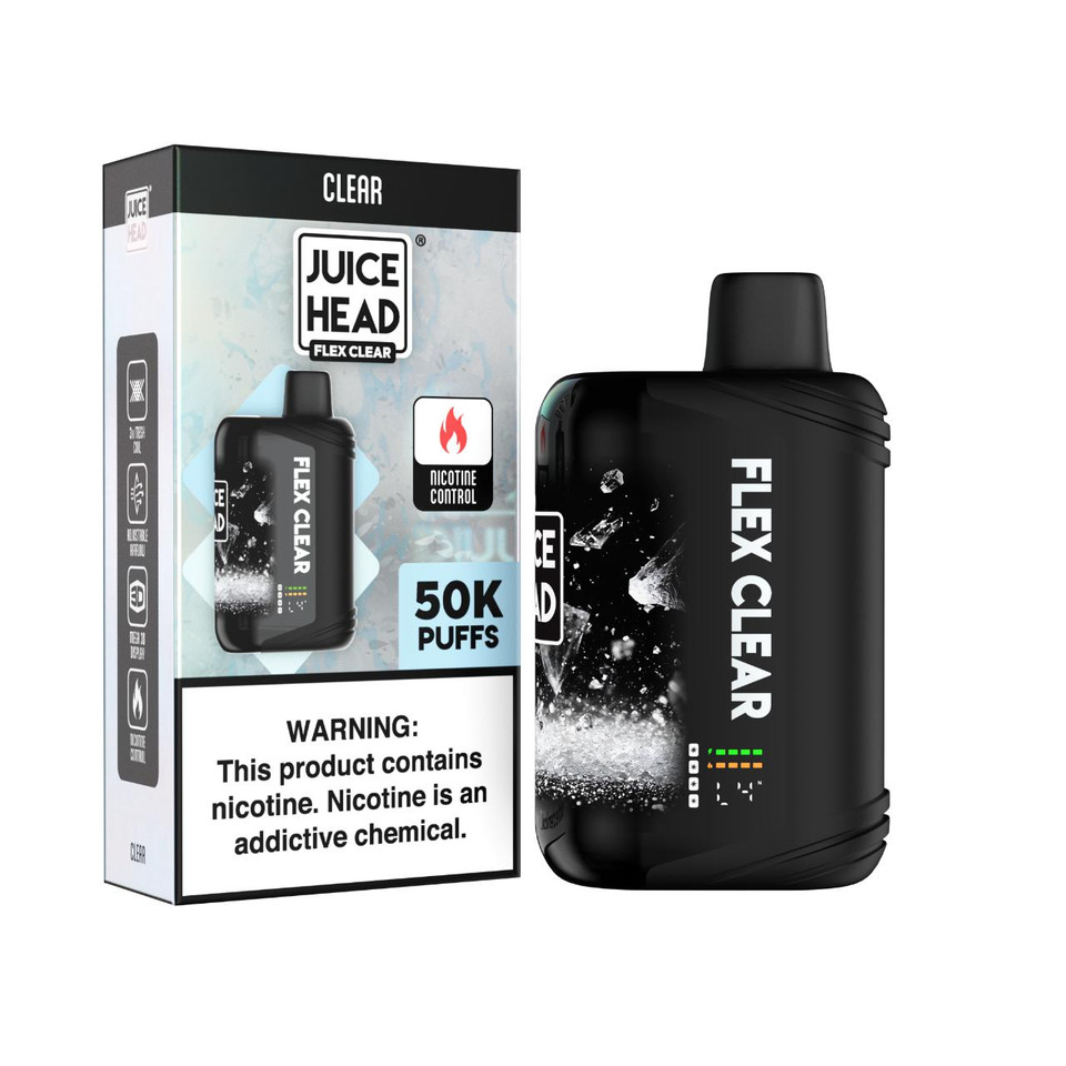 Juice Head Flex 50K Puff Disposable-Clear Juice Head Flex 50K Puff Disposable-Clear