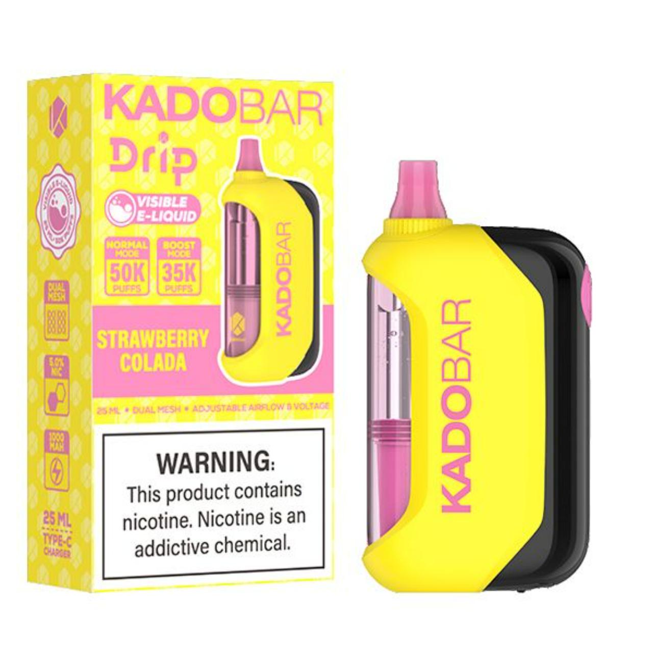 KadoBar Drip 50K Puff Disposable Strawberry Colada KadoBar Drip 50K Puff Disposable Strawberry Colada