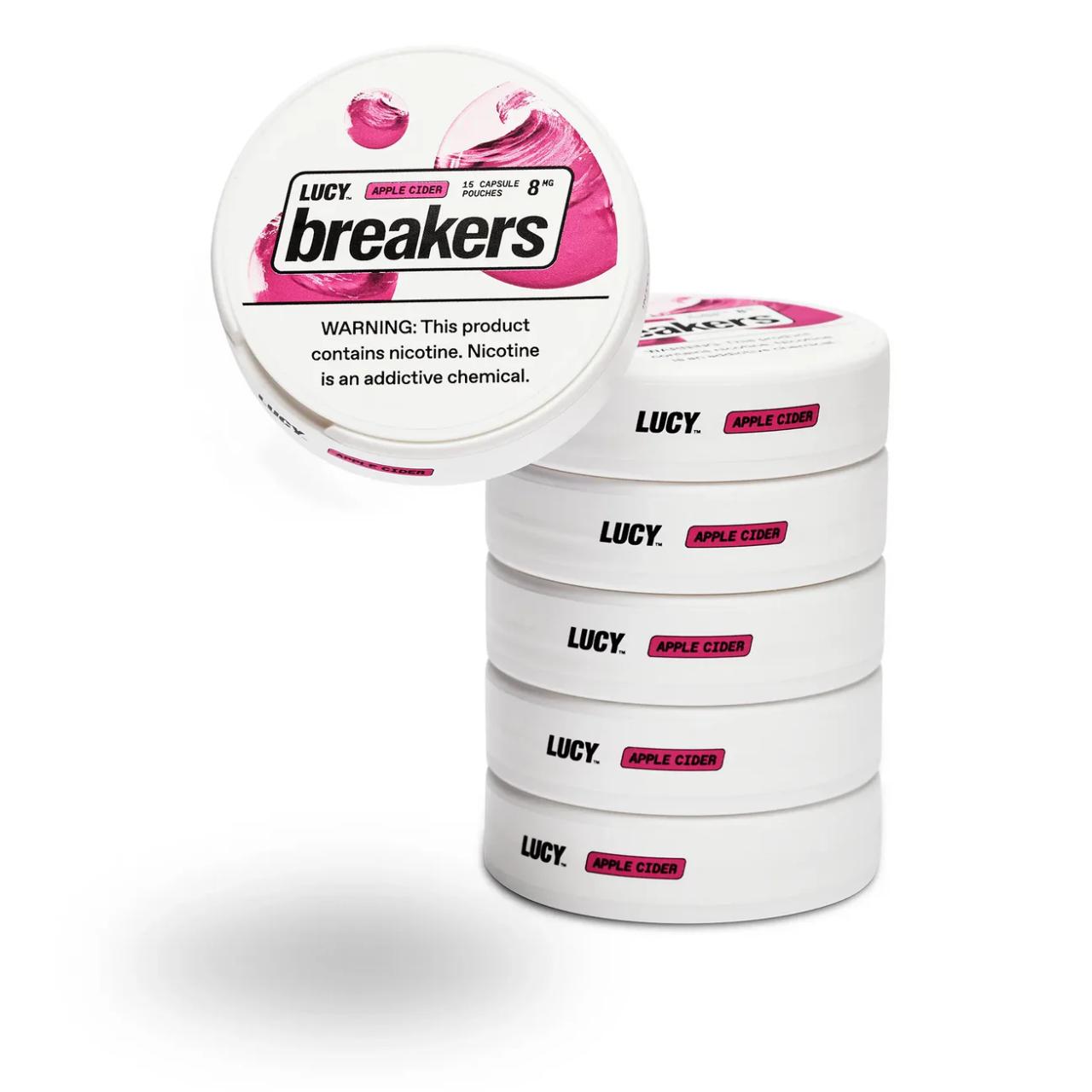Lucy Breakers Nicotine Pouches - 5PK Apple Cider - 8MG Lucy Breakers Nicotine Pouches - 5PK Apple Cider - 8MG