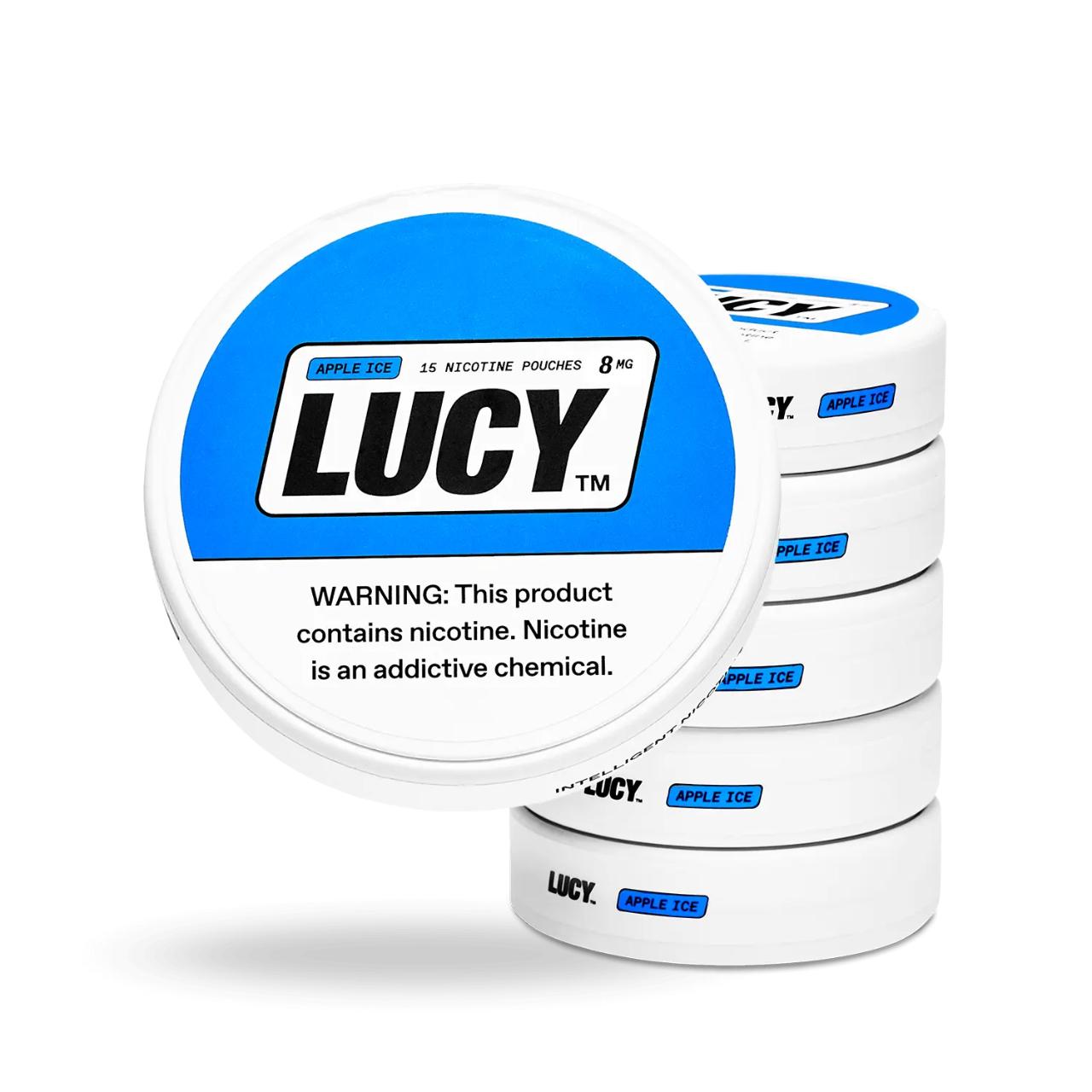 Lucy Nicotine Pouches - 5PK Apple Ice - 8MG
