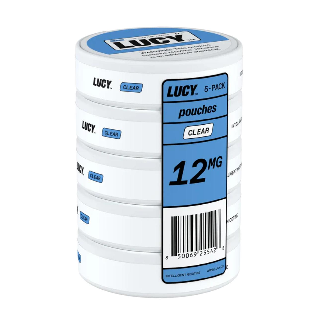 Lucy Nicotine Pouches - 5PK Clear 12mg