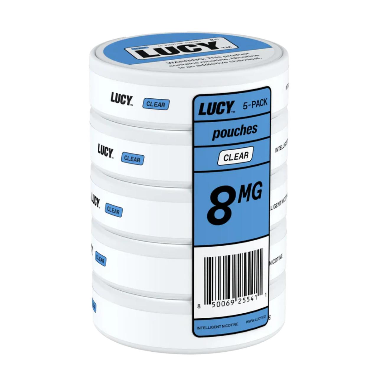 Lucy Nicotine Pouches - 5PK Clear 8mg