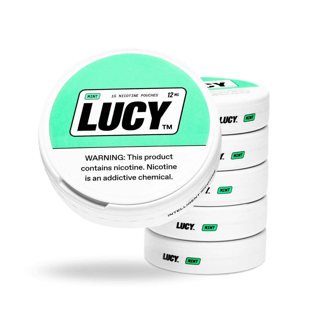 Lucy Nicotine Pouches - 5PK Mint - 12MG