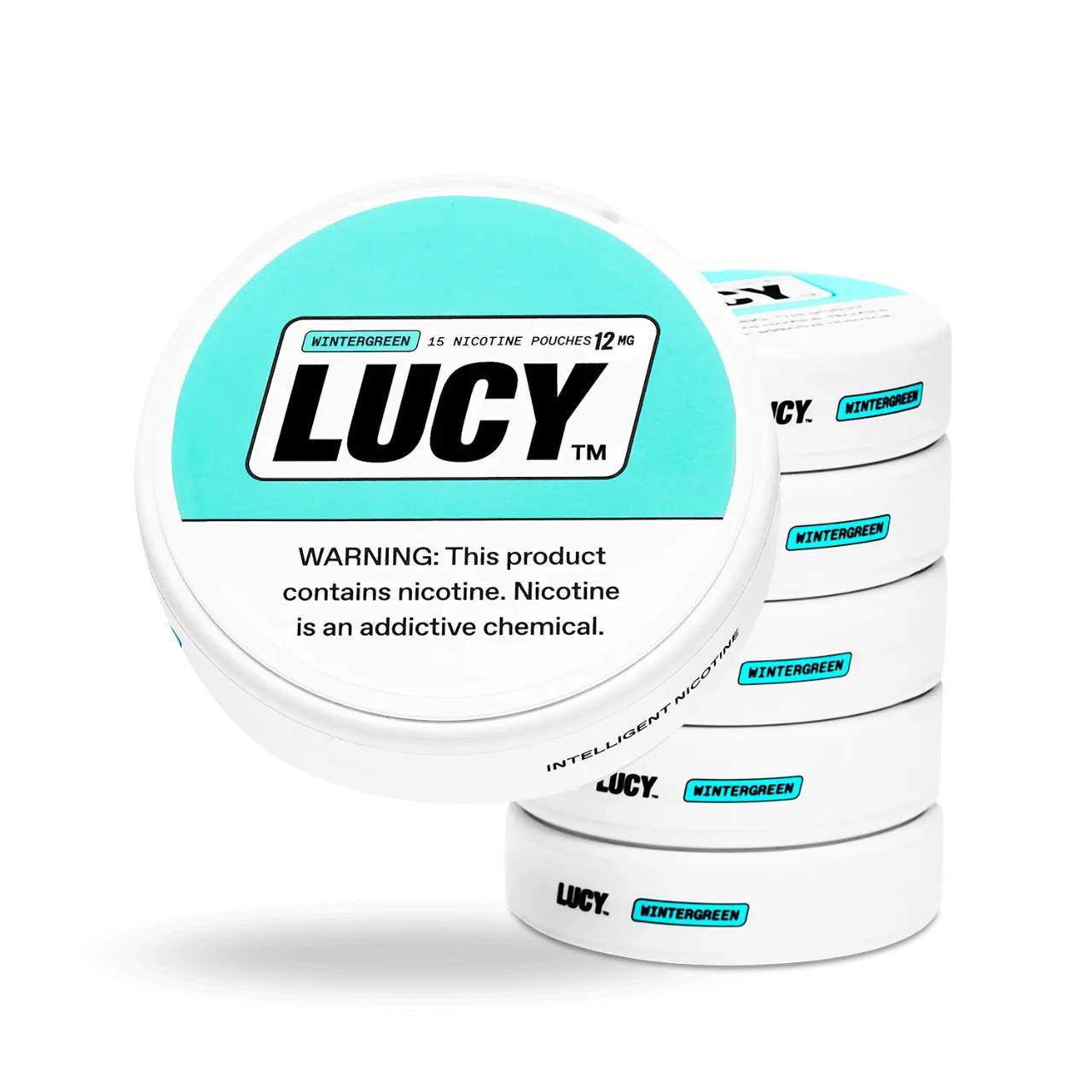 Lucy Nicotine Pouches - 5PK Wintergreen - 12MG