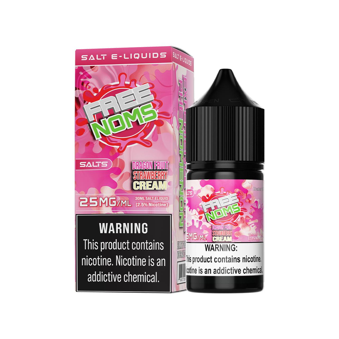 NomEnon Salt 30ml E-Juice Dragon-Fruit-Strawberry-Cream 25mg