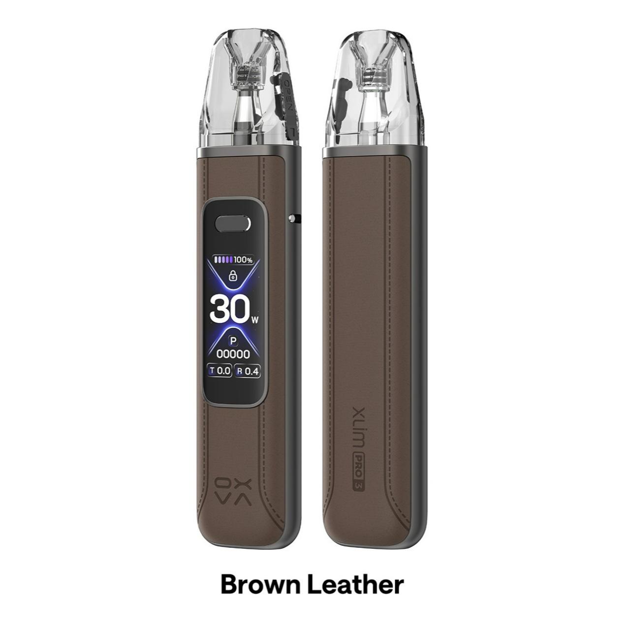 OXVA Xlim Pro 3 Kit Brown Leather OXVA Xlim Pro 3 Kit Brown Leather