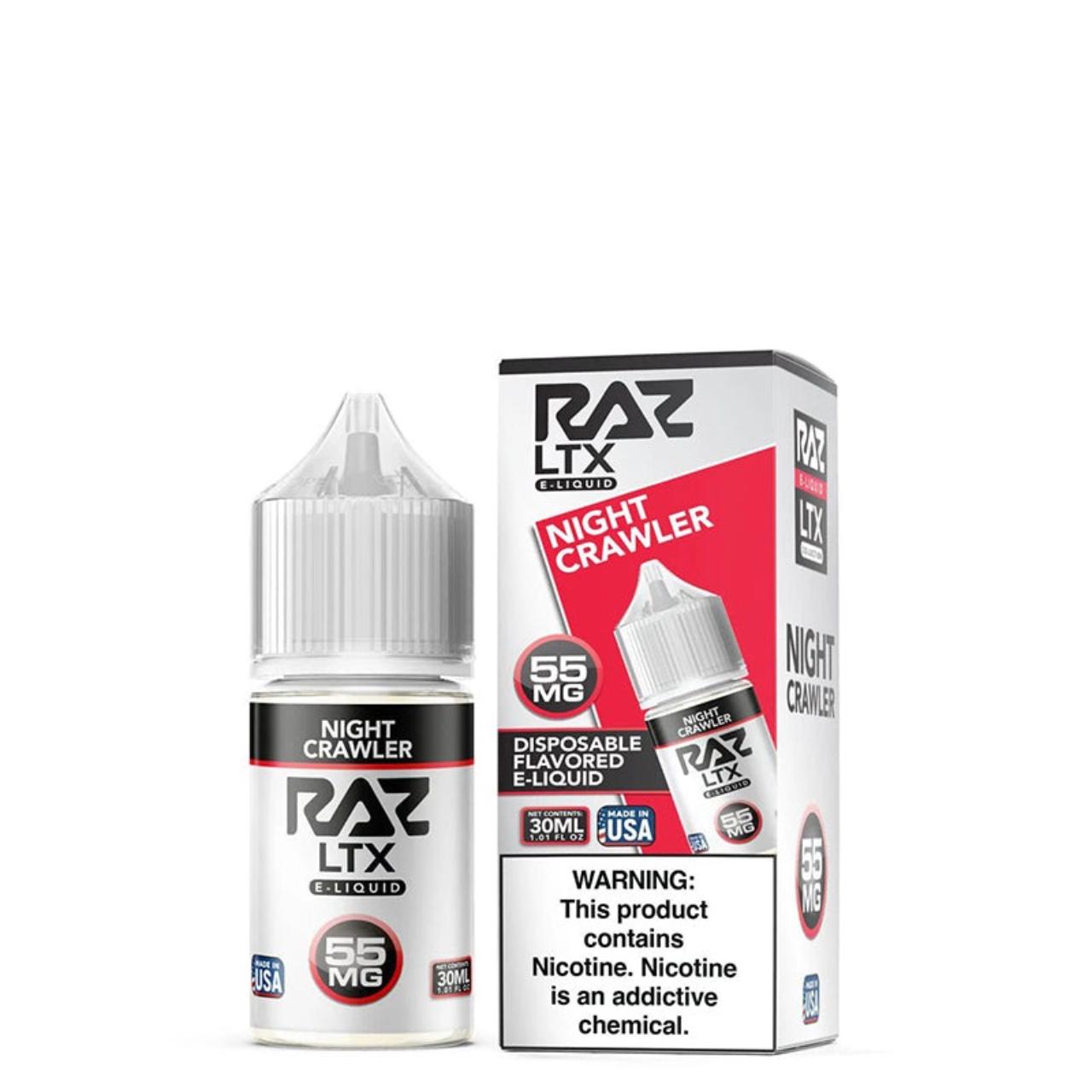 Pod Juice X Raz LTX Night Crawler Tobacco Free Nicotine 30ml Salt E-Juice Pod Juice X Raz LTX Night Crawler Tobacco Free Nicotine 30ml Salt E-Juice