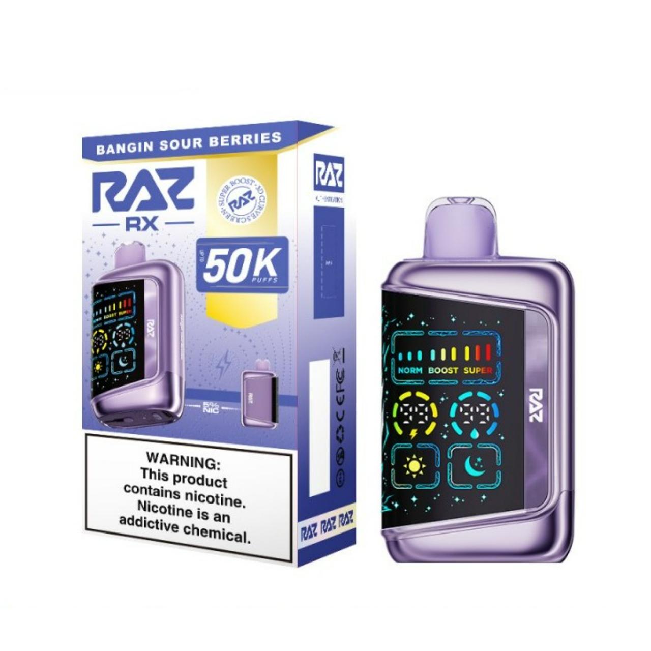 RAZ RX 50K Puff Disposable Banging Sour Berries - Classic Edition RAZ RX 50K Puff Disposable Banging Sour Berries - Classic Edition