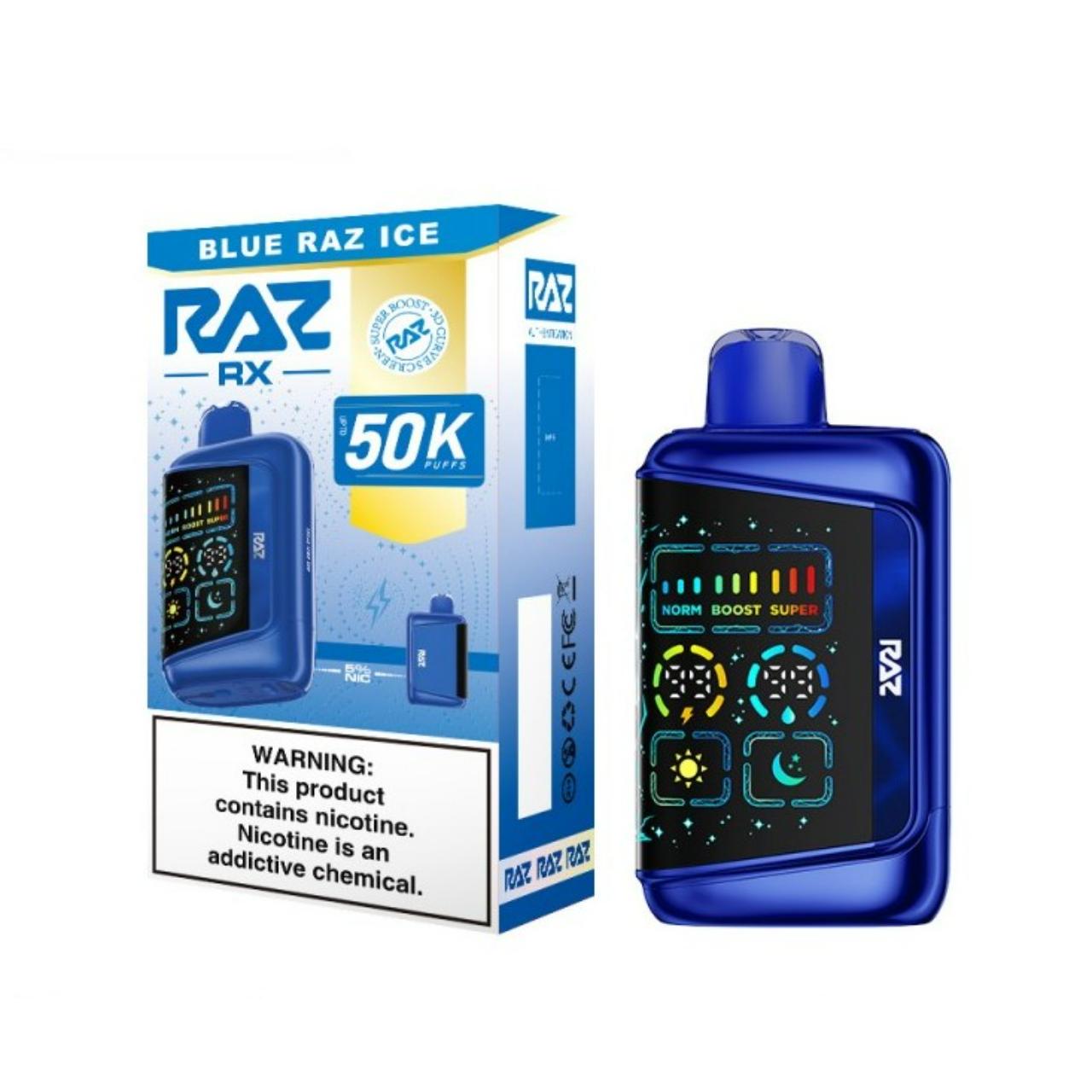 RAZ RX 50K Puff Disposable Blue Razz Ice - Classic Edition RAZ RX 50K Puff Disposable Blue Razz Ice - Classic Edition