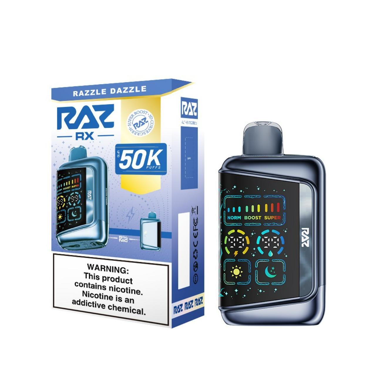 RAZ RX 50K Puff Disposable Razzle Dazzle - Classic Edition RAZ RX 50K Puff Disposable Razzle Dazzle - Classic Edition