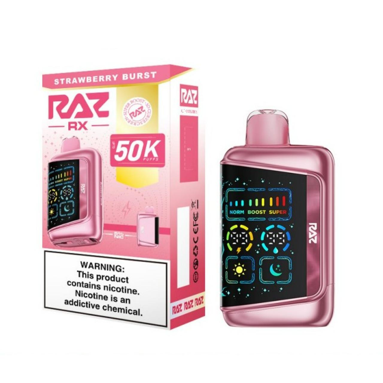 RAZ RX 50K Puff Disposable Strawberry Burst - Classic Edition RAZ RX 50K Puff Disposable Strawberry Burst - Classic Edition
