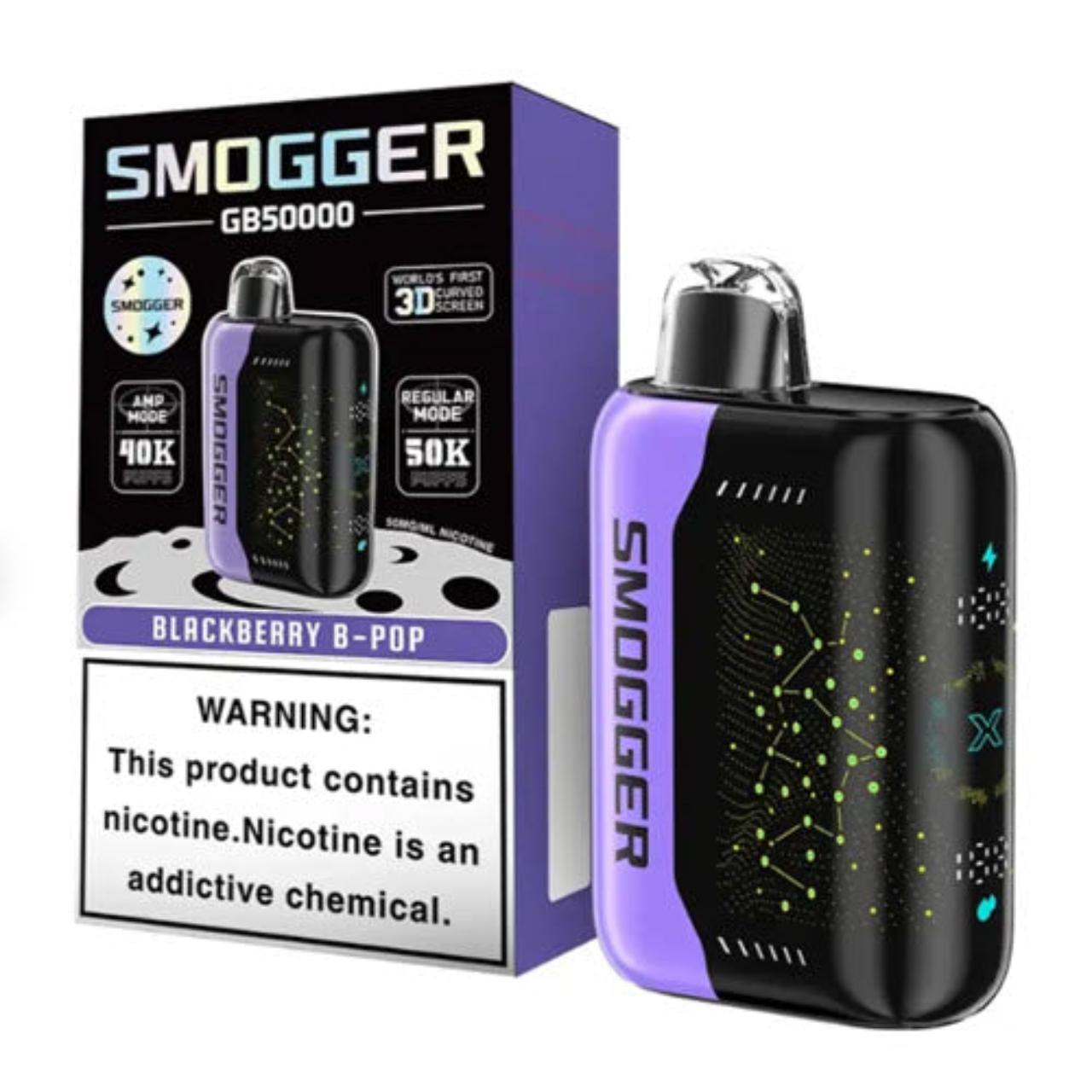 Smogger GB50000 Disposable (50000 Puffs) - Blackberry B-POP Smogger GB50000 Disposable (50000 Puffs) - Blackberry B-POP