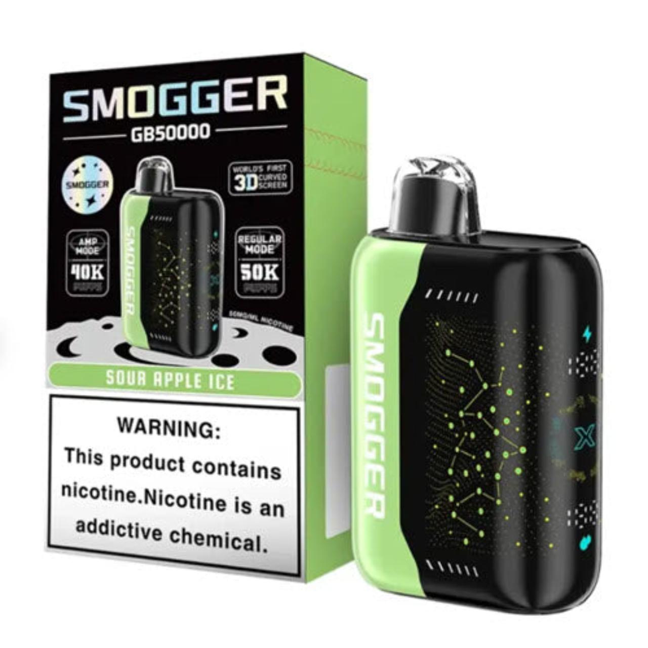 Smogger GB50000 Disposable (50000 Puffs) - sour_apple_ice Smogger GB50000 Disposable (50000 Puffs) - sour_apple_ice