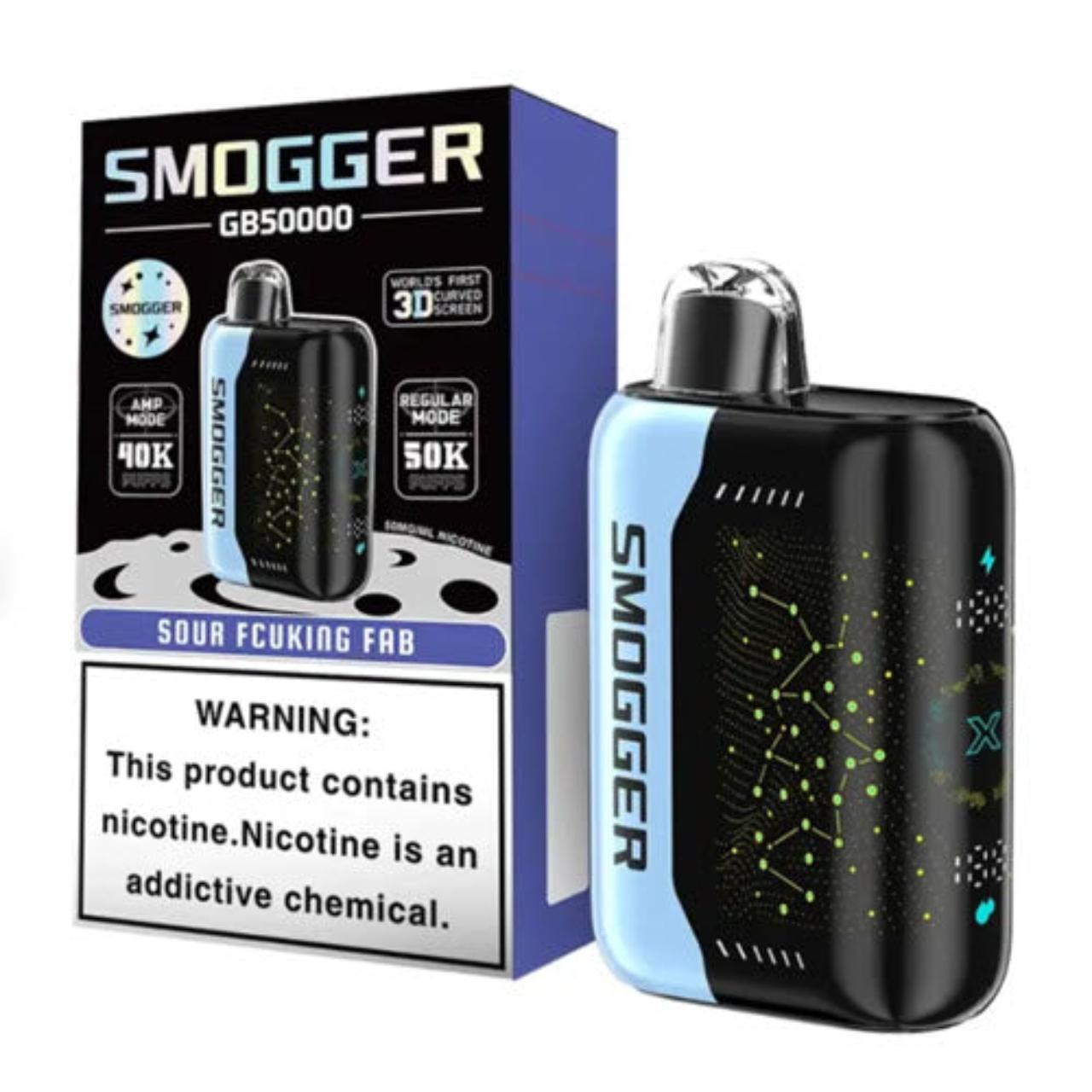 Smogger GB50000 Disposable (50000 Puffs) - sour_fcuking_fab Smogger GB50000 Disposable (50000 Puffs) - sour_fcuking_fab