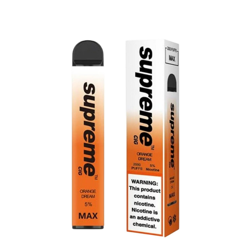 Supreme Max 2000 Puff Disposable-Orange Dream Supreme Max 2000 Puff Disposable-Orange Dream