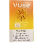 Vuse Alto Prefilled Replacement Pod 1.8ML - 5.0% (Pack of 4) Golden Tobacco