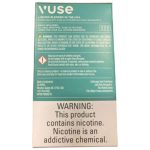 Vuse Alto Prefilled Replacement Pod 1.8ML - 5.0% (Pack of 4) Menthol Back
