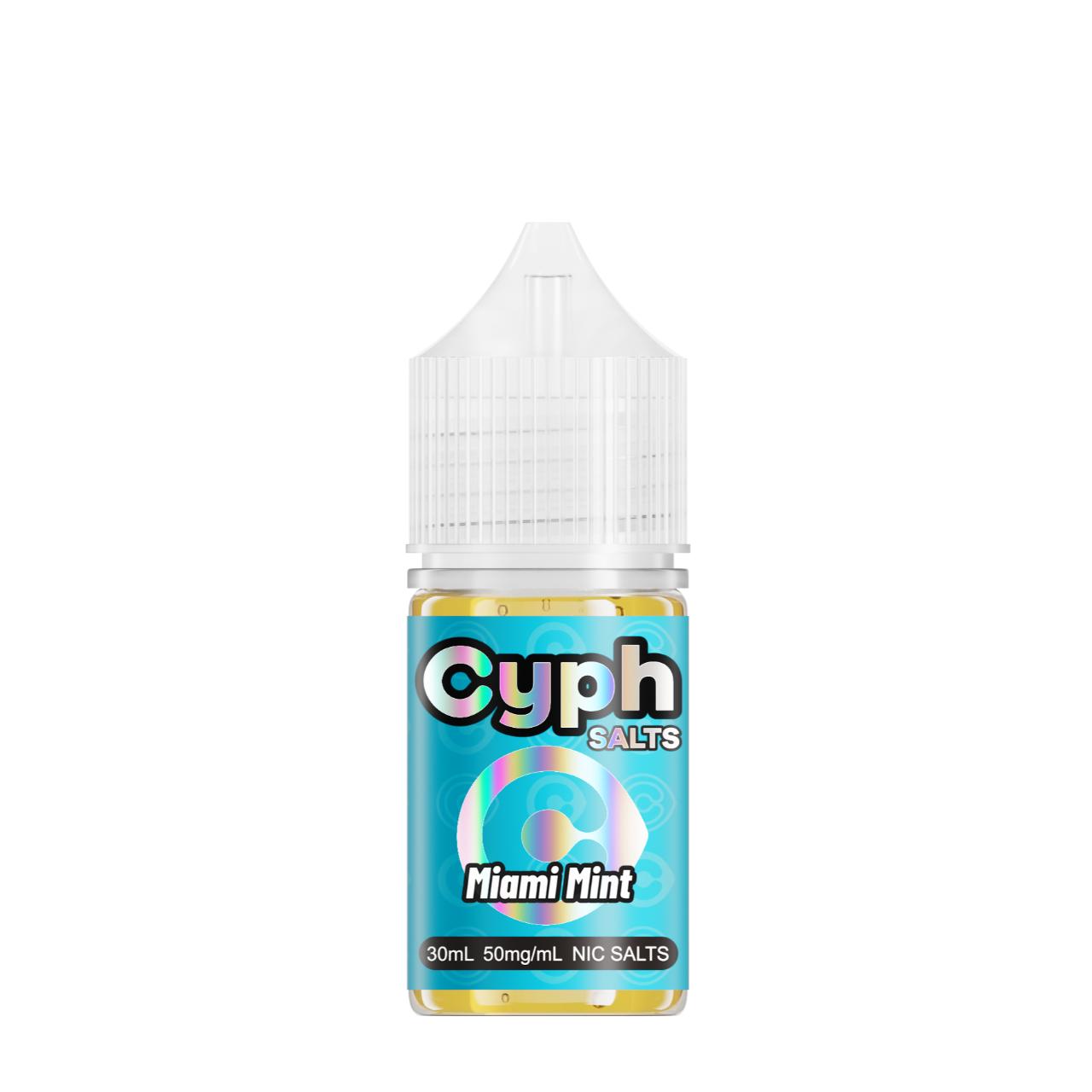 Cyph Salts 30ml Salt E-Juice-Miami Mint Cyph Salts 30ml Salt E-Juice-Miami Mint