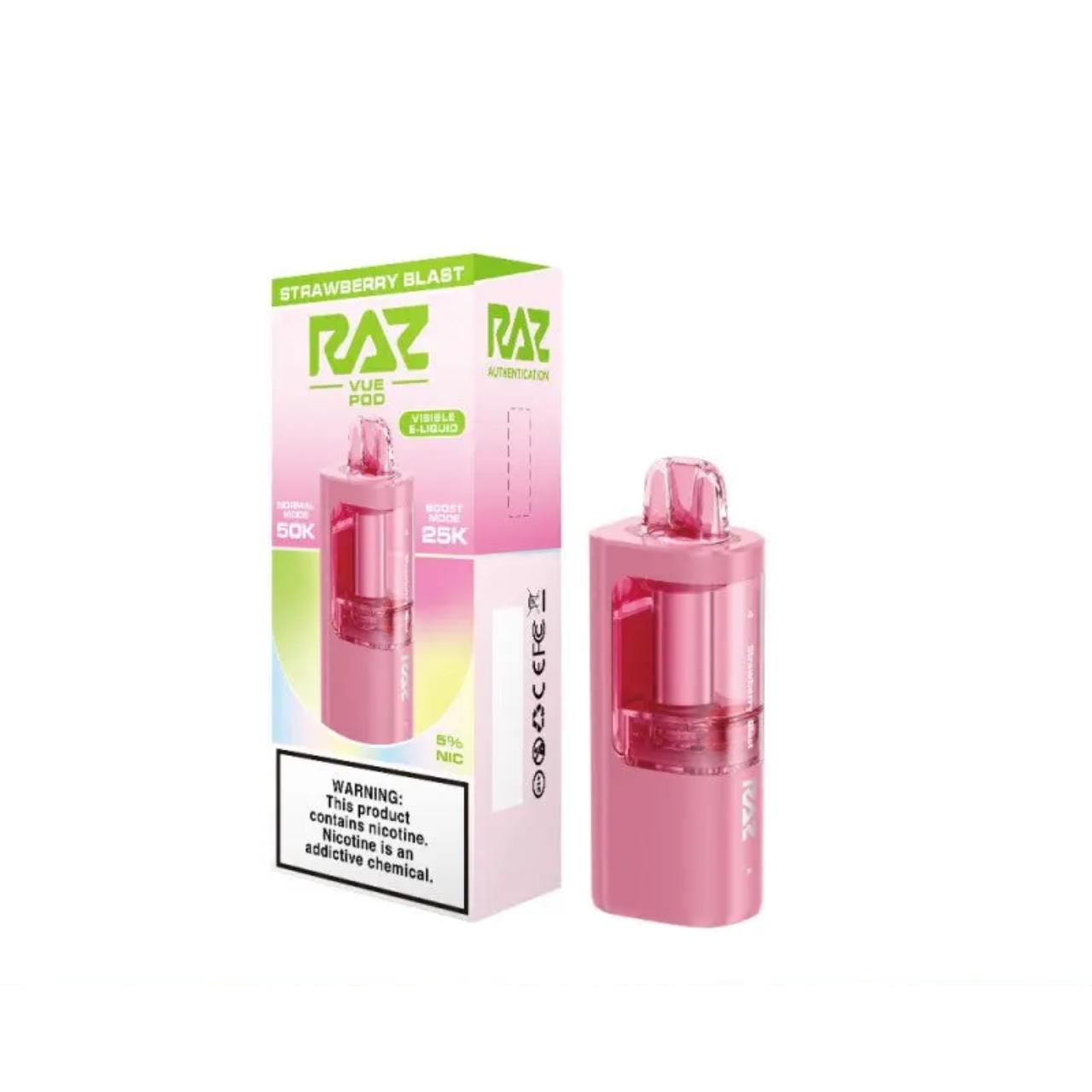 Geek Vape Raz VUE 50K Replacement Pod Cartridge 1PK-Strawberry Blast