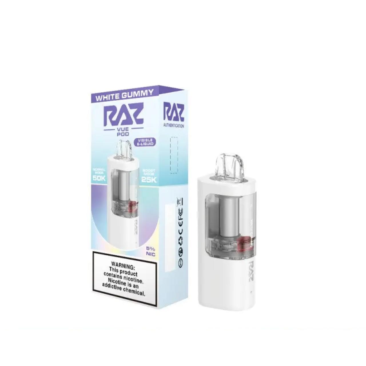 Geek Vape Raz VUE 50K Replacement Pod Cartridge 1PK-White Gummy