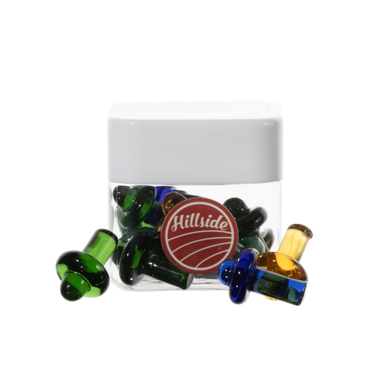 Hillside Glass Carp Plug Glass Carb Cap Jar 12PK