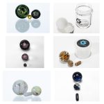 Hillside Glass House Pillar 3PC