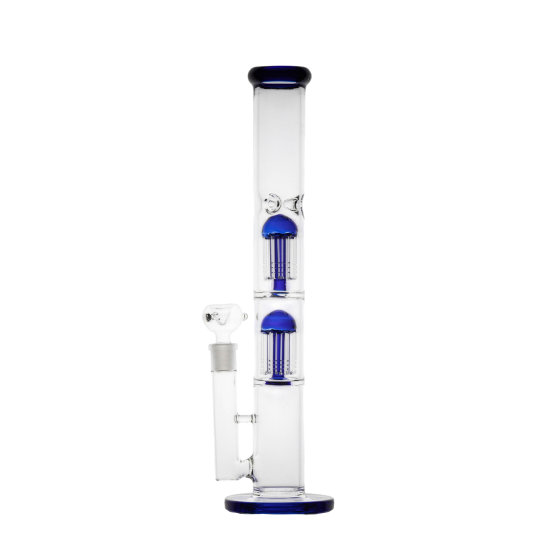 Hillside Water Pipe Double Perc Straight (1)