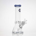 Hillside Water Pipes Beaker 9MM Light Blue