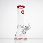 Hillside Water Pipes Beaker 9MM Red