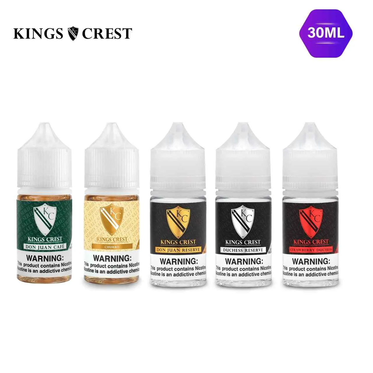 King’s Crest Salts 35mg E-Juice Collection (30ml)